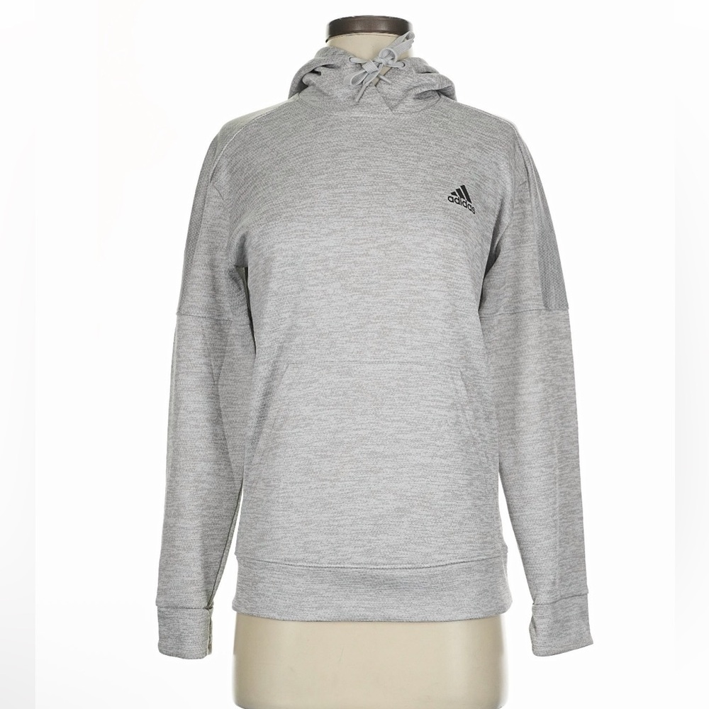 adidas Light Gray Pullover Hoodie